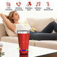 🎧 16oz Stainless Steel Insulated Tumbler with Built-in Bluetooth Speaker & LED Lights