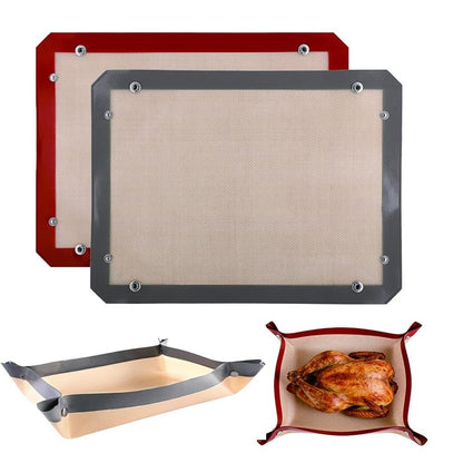 Transformable Snap‐Up Silicone Baking Mat