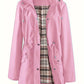 🎁🧥3-in-1 Plaid Waterproof Jacket for Women– Rain, Wind & Cold, All Covered