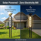 🏡 Solar Illuminated House Number Sign | Outdoor Address Light