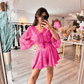 🌸 Limited time hot promotion | Casual cropped V-neck lace set