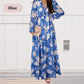 💞The best gift💞Women's Floral V-Neck Long Sleeve Flowy Dress