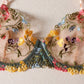 Women's Lace Flower Bra and Briefs Set
