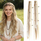 🔥🆕 2026 Boho Dreadlock Clip-In Hair Extensions 🌿 – 20" Braided Hair with Beads & Charms(✨2Pcs)