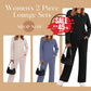 💓LAST DAY 60% OFF💓Women's Crew Neck Top & Drawstring Pants Set