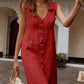 🔥49% OFF🔥2025 New Plus Size Summer V-neckline dress with buttons