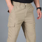 Unisex Stretch Active Flex-Waist Outdoor Utility Cargo Pants