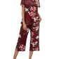 🎁Hot Sale 48% OFF⏳WOMEN'S PRINTED SHORT SLEEVE TOP WITH CAPRI PANTS LOUNGE & SLEEPWEAR SET