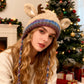 🎅Surprise price: £9.99 only!🎄🦌Handmade Knitted Christmas Antler 2-in-1 (Hat/Handbag)🧶3