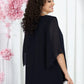 Elegant Layered Chiffon High-Low Top and Pants Two Piece Set