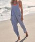 Solid V-Neck Sling Pocket Jumpsuit✈️Free Shipping