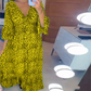 🔥HOT SALE 50% OFF🌸Women's Cotton Wrap Dress With Leopard Pattern