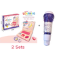 🏆Surprise Price: Only £10.99!!!🔥 Interactive Simulation Toy Laptop – Pretend Play Computer with A-Z Keyboard & 1-10 Number Keys💻, 55+ Songs Lights Sounds🎶, 5 Learning Modes 🔤(ABC/Numbers/Music/Games/Messages), Foldable with Handle🎤