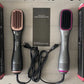 Electric 2 in 1 Hair Dryer Brush & Straightener Brush