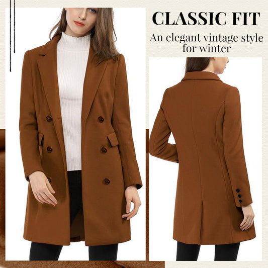 Allegra K Damen Basic Coat