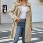 🌂🔥 Women's Double Breasted Long Trench Coat with Belt