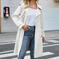 🌂🔥 Women's Double Breasted Long Trench Coat with Belt