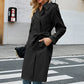 🌂🔥 Women's Double Breasted Long Trench Coat with Belt