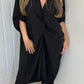 Short Sleeve Maxi Dress With Knot Detail