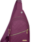 [Exquisite Gift] Multi-Pocket Lightweight Metal Zipper Chest Bag with Data Cable Hole