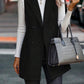 Sleeveless Blazer Vest