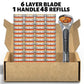 24-Piece Men's Razor Refill Set + Free Handle