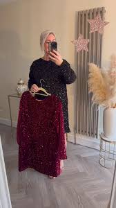 Sequin Round Neck Long Sleeve Mini Dress