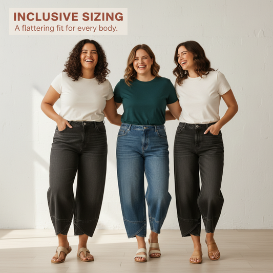 Women's Casual Cross-design Cotton Denim Jeans