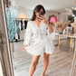 🌸 Limited time hot promotion | Casual cropped V-neck lace set
