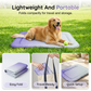 ⏰LAST DAY SALE ONLY￡8.99!!❄Pawchill™🇬🇧Pet Cooling Mat for Dogs & Cats 🐾  Naturally Cool Ice-Silk Pad • Breathable, Washable & Soft 🌿  For Floors, Sofas & Car Travel • Multiple Sizes • Gradient Colours ☀️🐶🐱