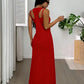 Two-Piece Style Tank Maxi Dress with Side Cut-Outs(✨Built-in Bra)