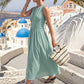 👗Crossover Waist Sleeveless Midi Dress – Slimming Casual Elegant Dress🌸