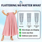 👖Three Lengths Available⚡50K+ SOLD! Almost Gone💥Women's Elegant Wide-Leg Skirt Pants