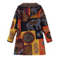 Cosy Floral Hooded Jacket with Relaxed Fit