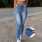 👖Women Frayed Hem Slim-Fit Jeans