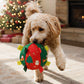 Dog Christmas Interactive Toy Soccer Ball with Bell