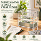Floating Bill Savings Challenge Box – Clear Acrylic Money Bank