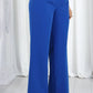 Elegant Layered Chiffon High-Low Top and Pants Two Piece Set