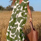 🌷Last Day Promotion 49% OFF - 👗V-Neck Floral A-line Maxi Print Dress