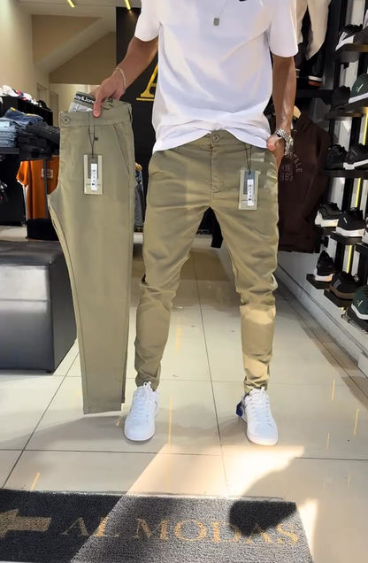👖Men’s Slim-Fit Casual Solid Color Pants（50% OFF）
