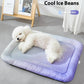 ⏰LAST DAY SALE ONLY￡8.99!!❄Pawchill™🇬🇧Pet Cooling Mat for Dogs & Cats 🐾  Naturally Cool Ice-Silk Pad • Breathable, Washable & Soft 🌿  For Floors, Sofas & Car Travel • Multiple Sizes • Gradient Colours ☀️🐶🐱
