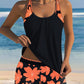 Sexy Printed Tank Top & Shorts 2-Piece Swimsuit