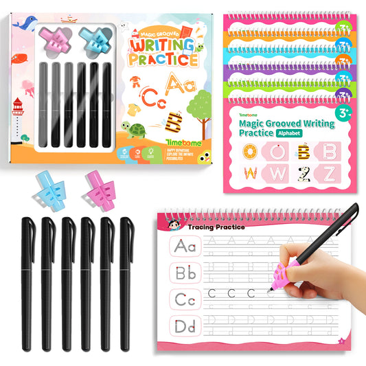 You get 6 ！！！ 🎁MagicBook| Kids Practice Copybook Set (6Pcs/Set)