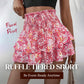 😍LAST DAY PROMOTION - 49%OFF💕Lightweight Slimming Floral Ruffle Tiered Skirt✨