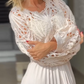 Women's Lace Hollow Pleat Dress