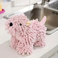 🐶 Puppy-Shaped Chenille Hand Towel – Cute & Functional Home Essential