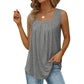 🔥Last Day Special Price £8.99!!🔥2025 Women's Square Neck Sleeveless Vest T-Shirt