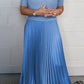 Women's solid color Jumper & Pleated Bottom Dress