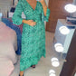 🔥HOT SALE 50% OFF🌸Women's Cotton Wrap Dress With Leopard Pattern