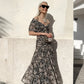 🎊Hot Sale 54% OFF Only Today!!⏰ Women's Off-the-Shoulder V-Neck Printed Dress